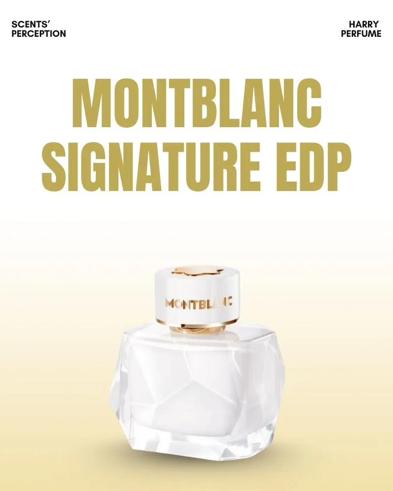 Hương thơm Signature Eau de Parfum nhẹ nhàng bung nở với sắc hoa trắng tinh khôi, hòa cùng vanilla và xạ hương mềm mượt
