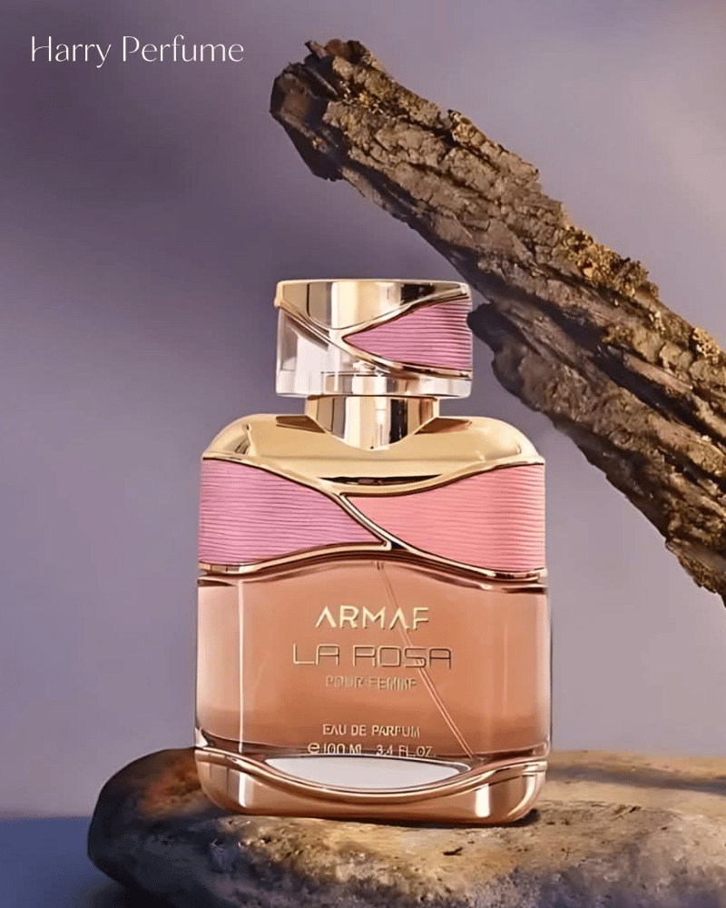 Armaf La Rosa Pour Femme EDP hòa quyện trái cây, hoa và nền ấm, mang phong cách nữ tính, mềm mại, có chiều sâu.