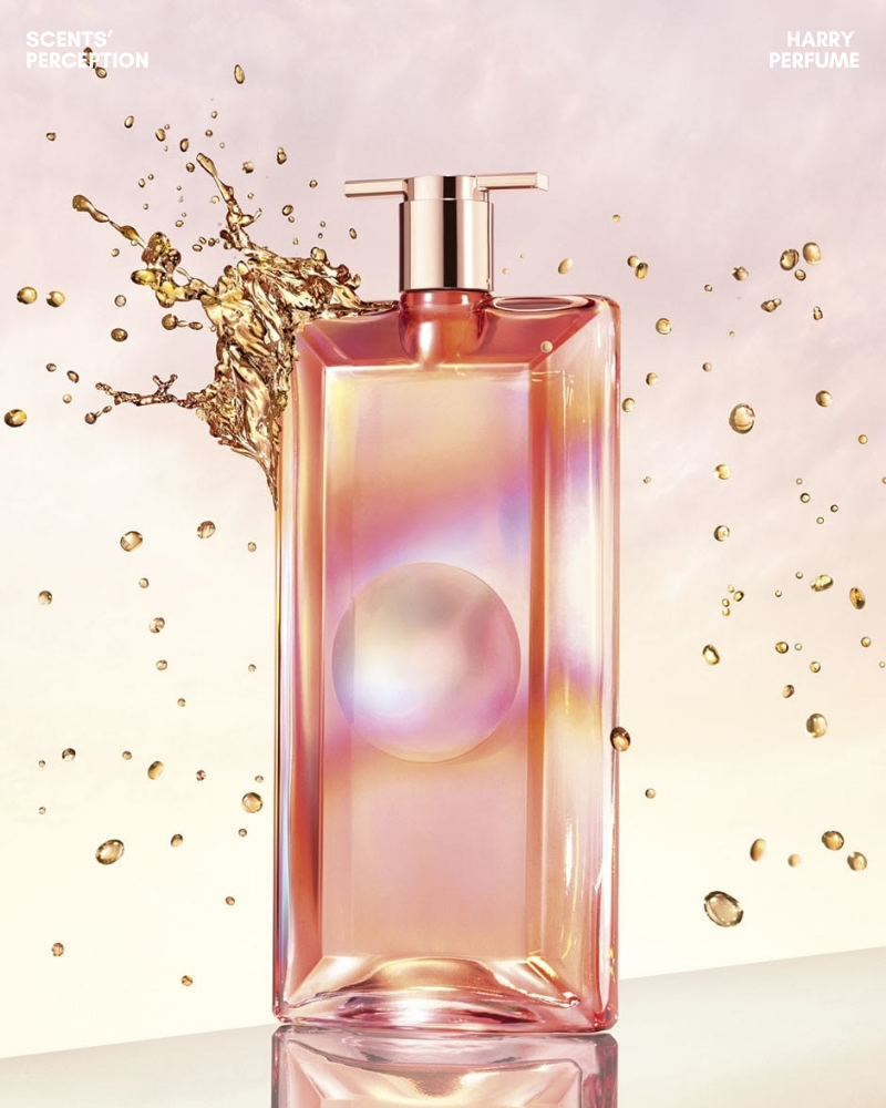 Lancôme Idôle Nectar EDP nổi bật với hoa hồng kết hợp popcorn, vanilla và caramel,
