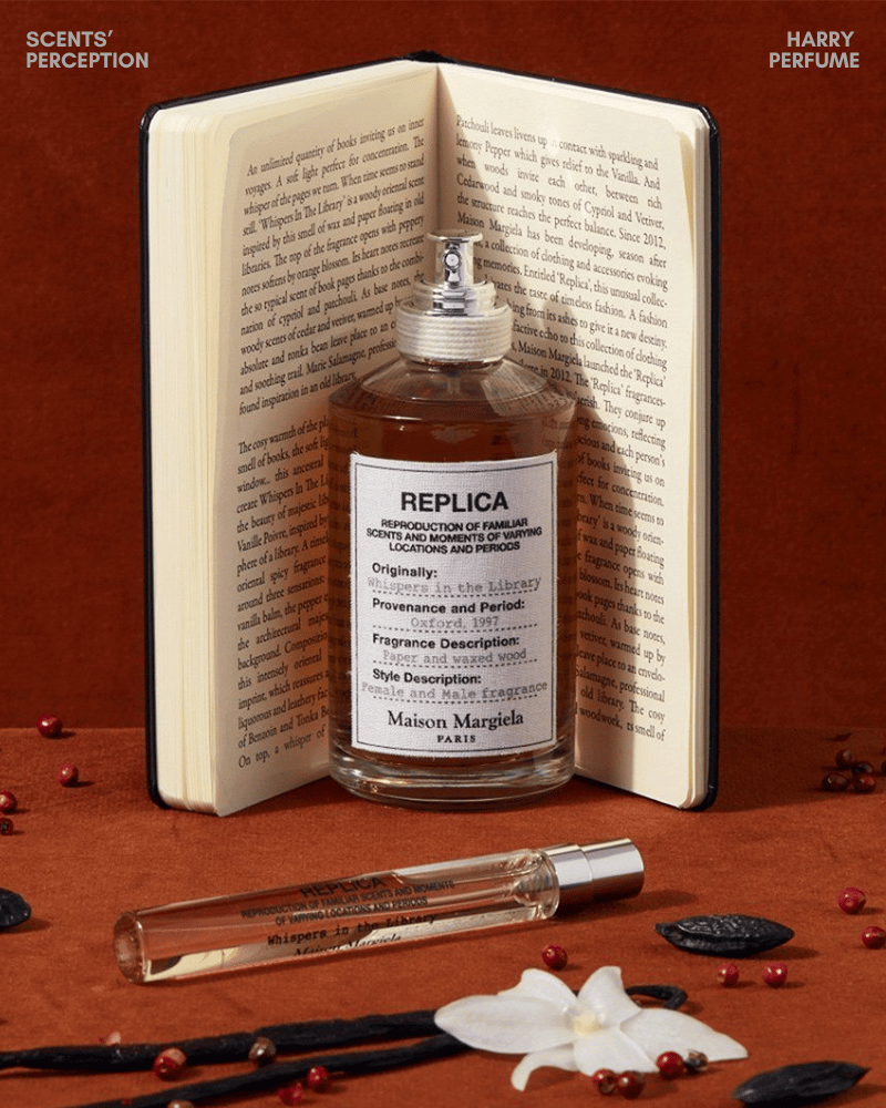 Whisper In The Library sở hữu nồng độ Eau de Toilette, lưu hương 4–6 giờ, tỏa rõ 1–2 giờ đầu