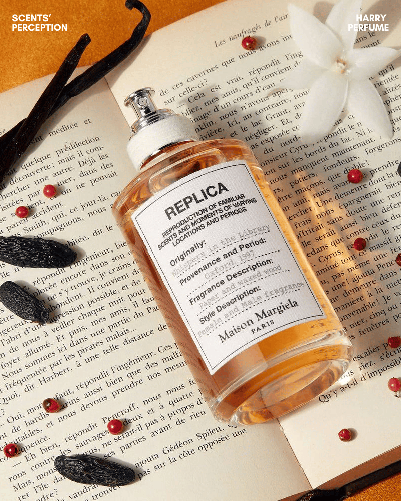 Vanilla ngọt nhẹ được cân bằng bởi tiêu, gỗ tuyết tùng và vetiver, tạo tổng thể khô, thanh lịch, không gourmand.