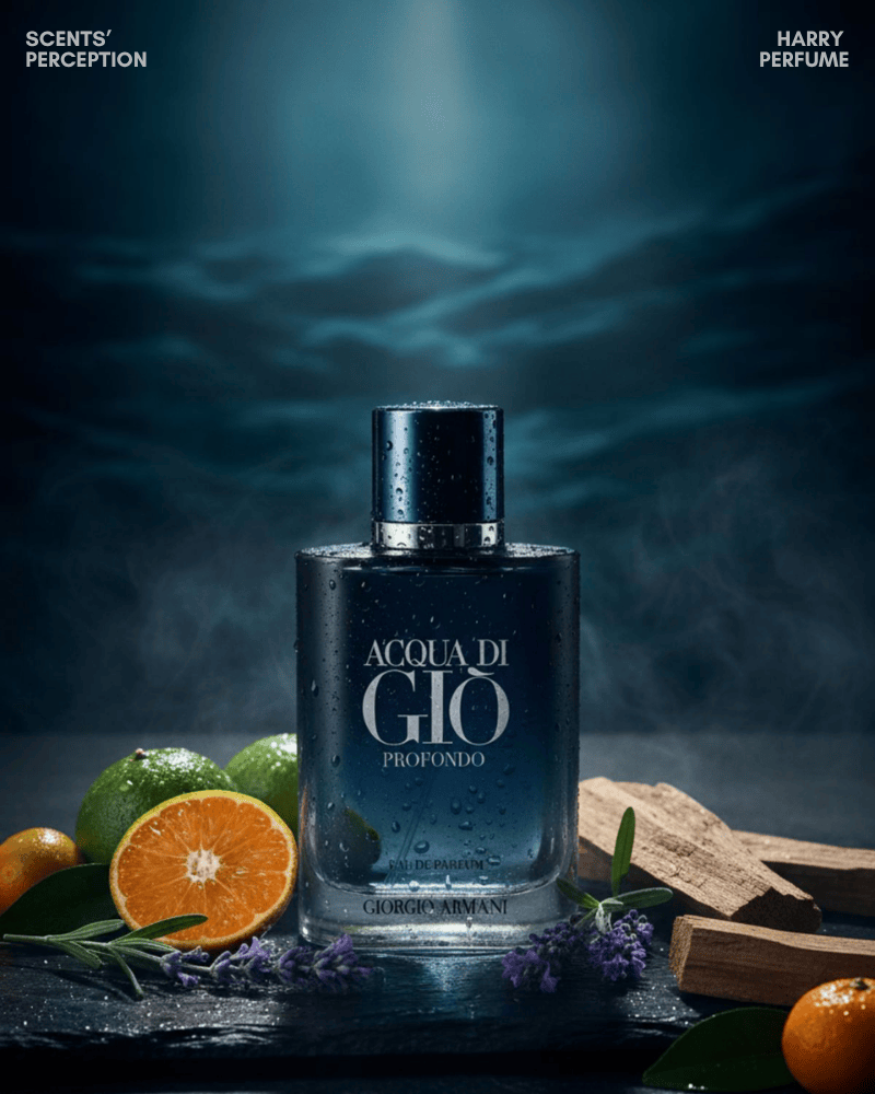 Acqua di Giò Profondo EDP mang hương biển sâu, nam tính, cân bằng giữa tươi mát và chiều sâu, phù hợp mùa hè