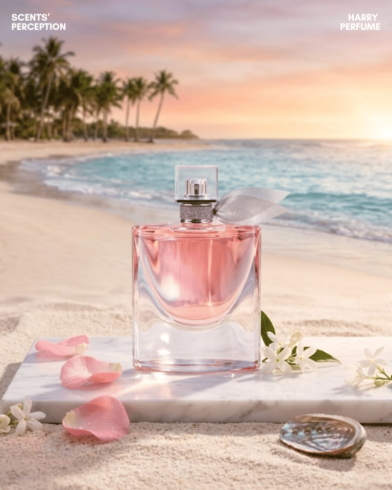 Thiết kế La Vie Est Belle EDP nổi bật với hình ảnh “nụ cười pha lê”, nữ tính, thanh lịch và hướng đến khả năng refill, tái chế.
