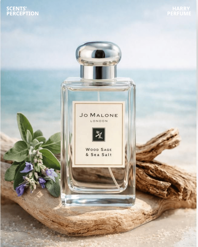 Jo Malone Wood Sage & Sea Salt mang hương muối biển, xô thơm mộc mạc, phóng khoáng, thanh lịch mùa hè