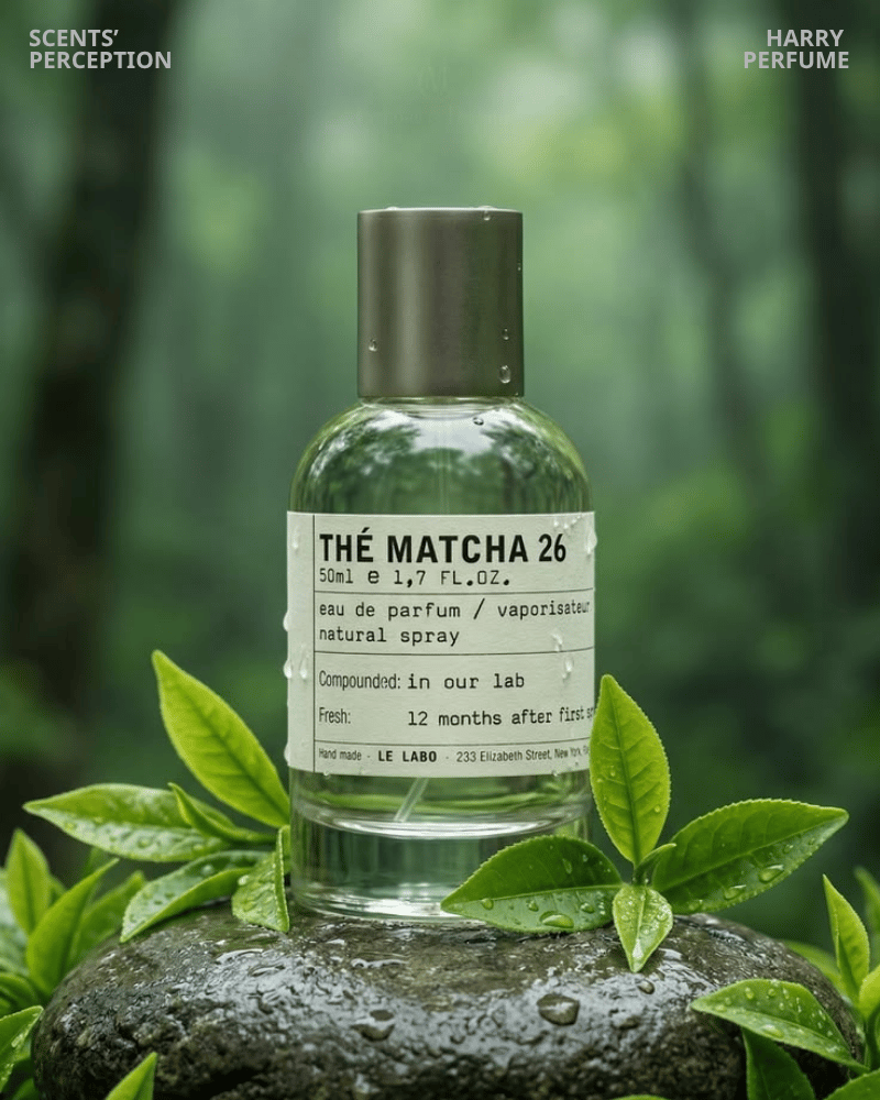 Le Labo Thé Matcha 26 mang hương trà matcha, sung, gỗ và xạ hương, trầm tĩnh, tối giản, đầy cá tính