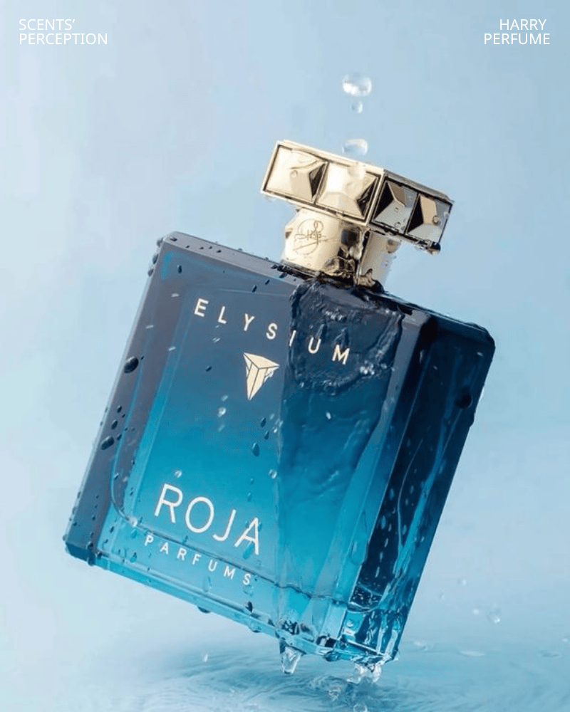 Roja Elysium Cologne tươi mát, sạch, sang, mở đầu citrus bùng nổ, sau đó phát triển sâu với gỗ và long diên hương
