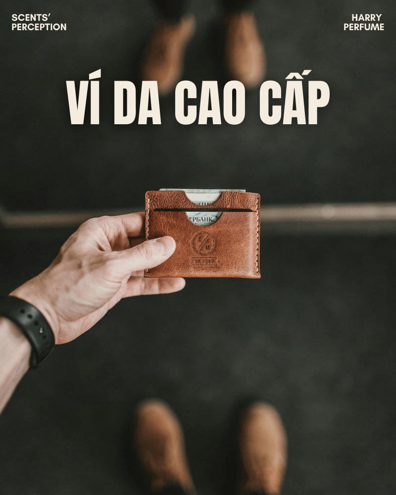 Ví da là món phụ kiện lịch lãm, bền bỉ, như lời chúc thịnh vượng và sự đồng hành tinh tế nàng gửi đến chàng.