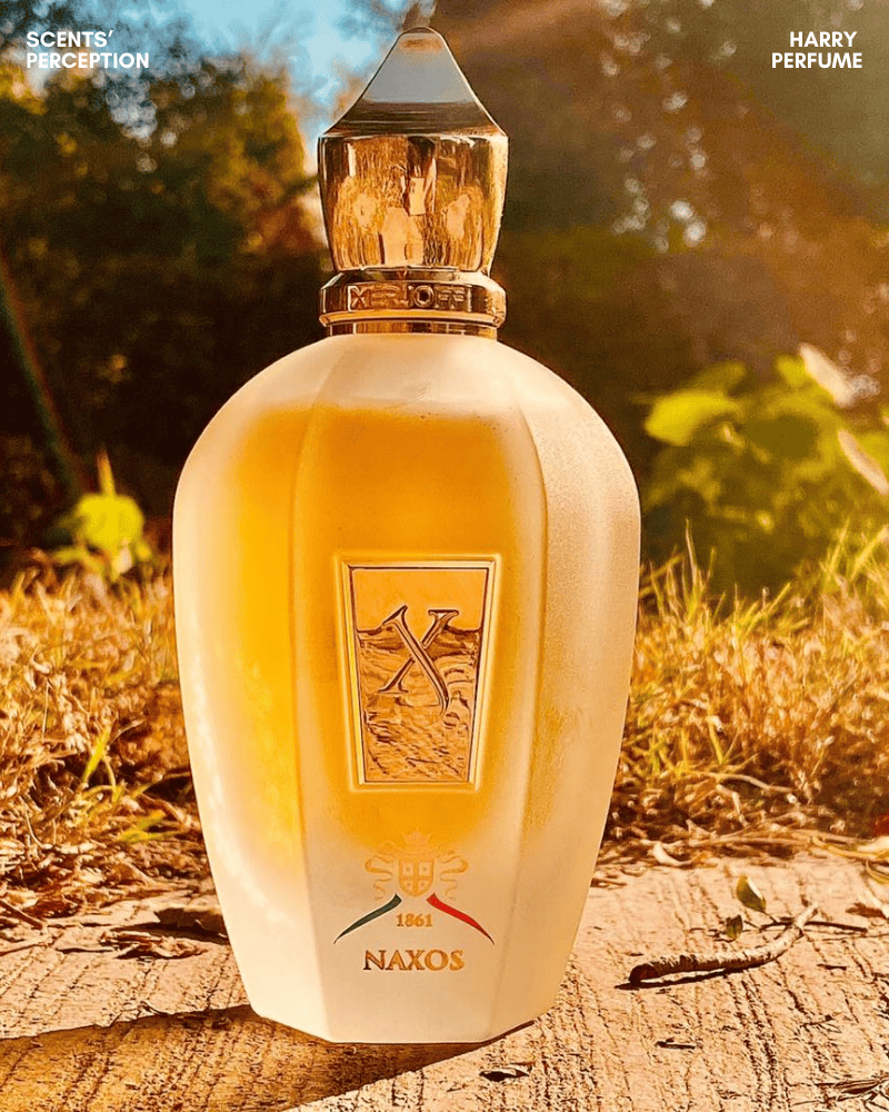 Naxos mở đầu bằng citrus Địa Trung Hải tròn nắng, hòa oải hương cổ điển, nhanh lùi dẫn vào tầng hương sâu