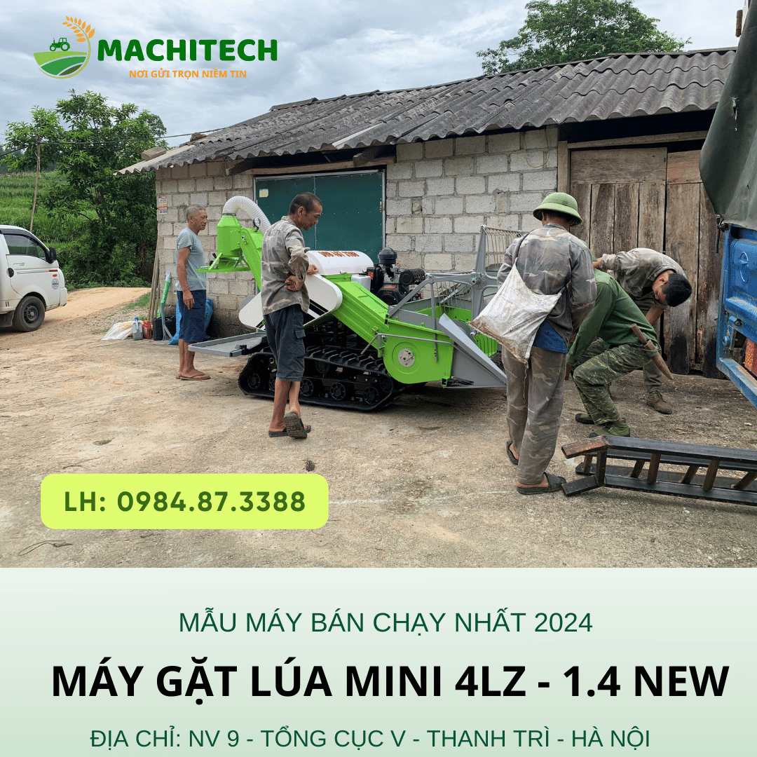 Xem máy gặt lúa mini ở đâu? - Địa chỉ xem máy uy tín