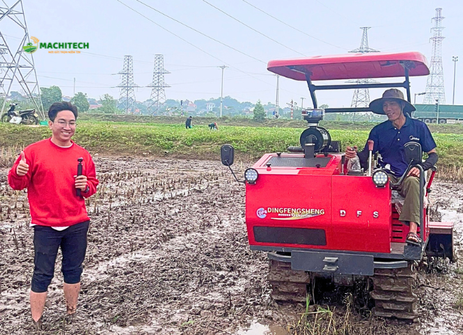 Các dòng máy xới đất bánh xích chuyên cho ruộng sình lầy 2