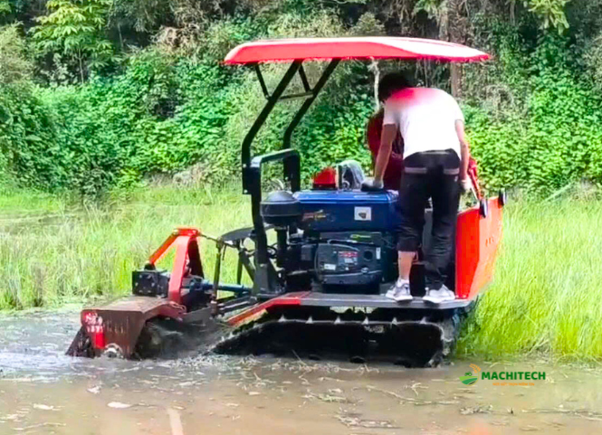 Các dòng máy xới đất bánh xích chuyên cho ruộng sình lầy 3