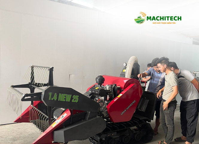 Cách kiểm tra và bảo dưỡng phanh máy gặt mini mùa gặt 2