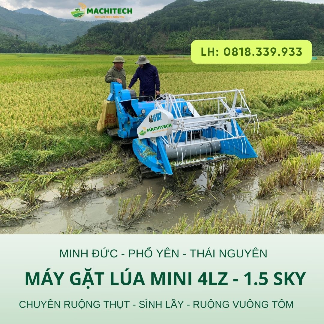 Địa chỉ bán máy gặt lúa mini uy tín