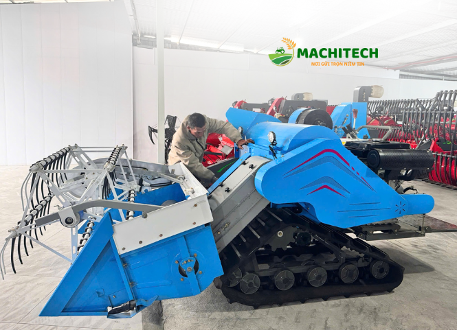 Hướng dẫn thay dây curoa và lưỡi cắt cho máy gặt mini tại nhà 3