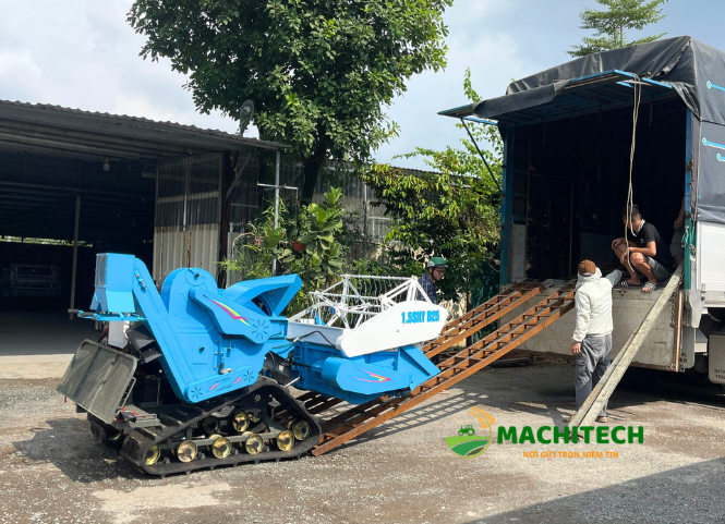 Những nơi sử dụng máy gặt mini chuyên đồi núi nhiều nhất 2