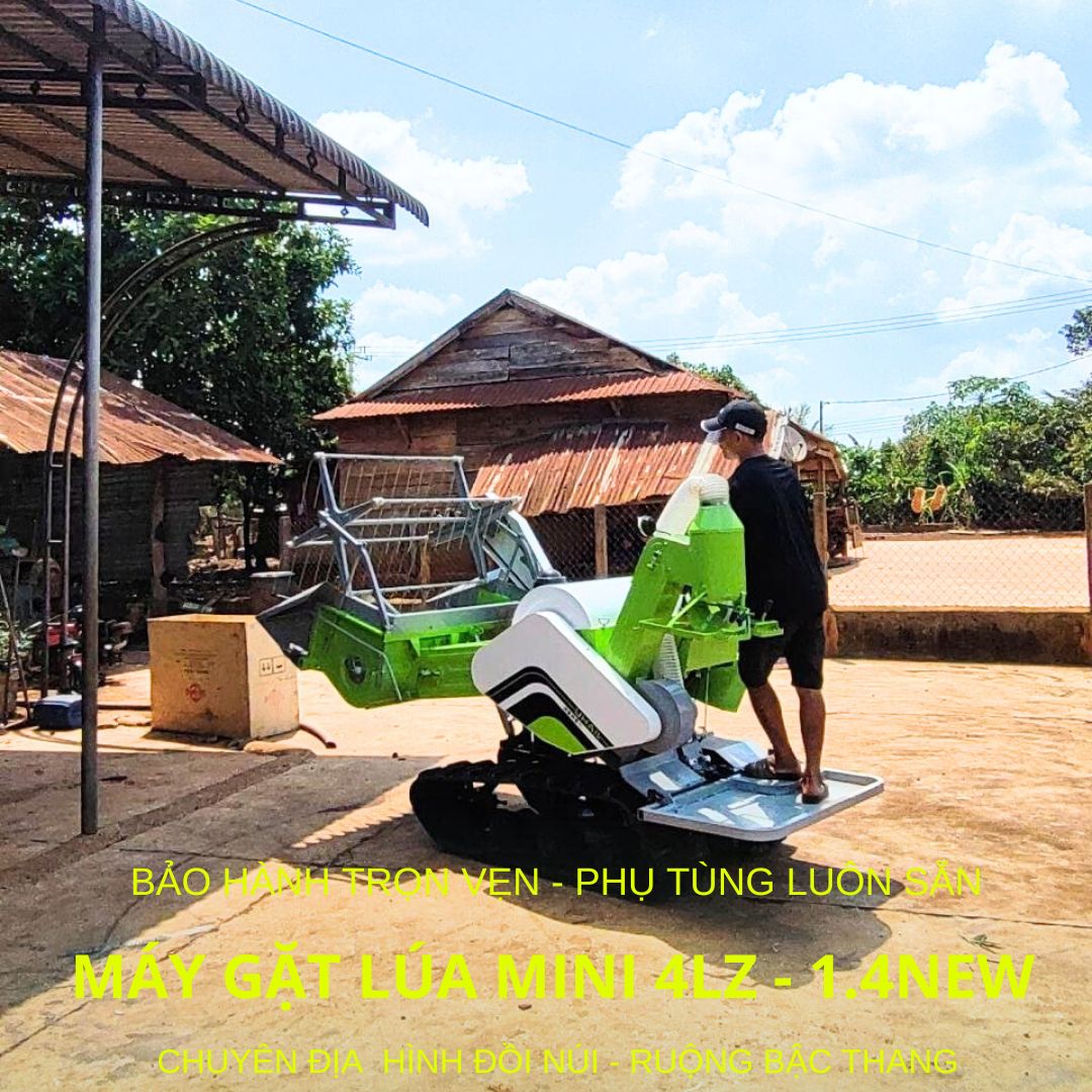 Máy gặt lúa mini giá rẻ -1