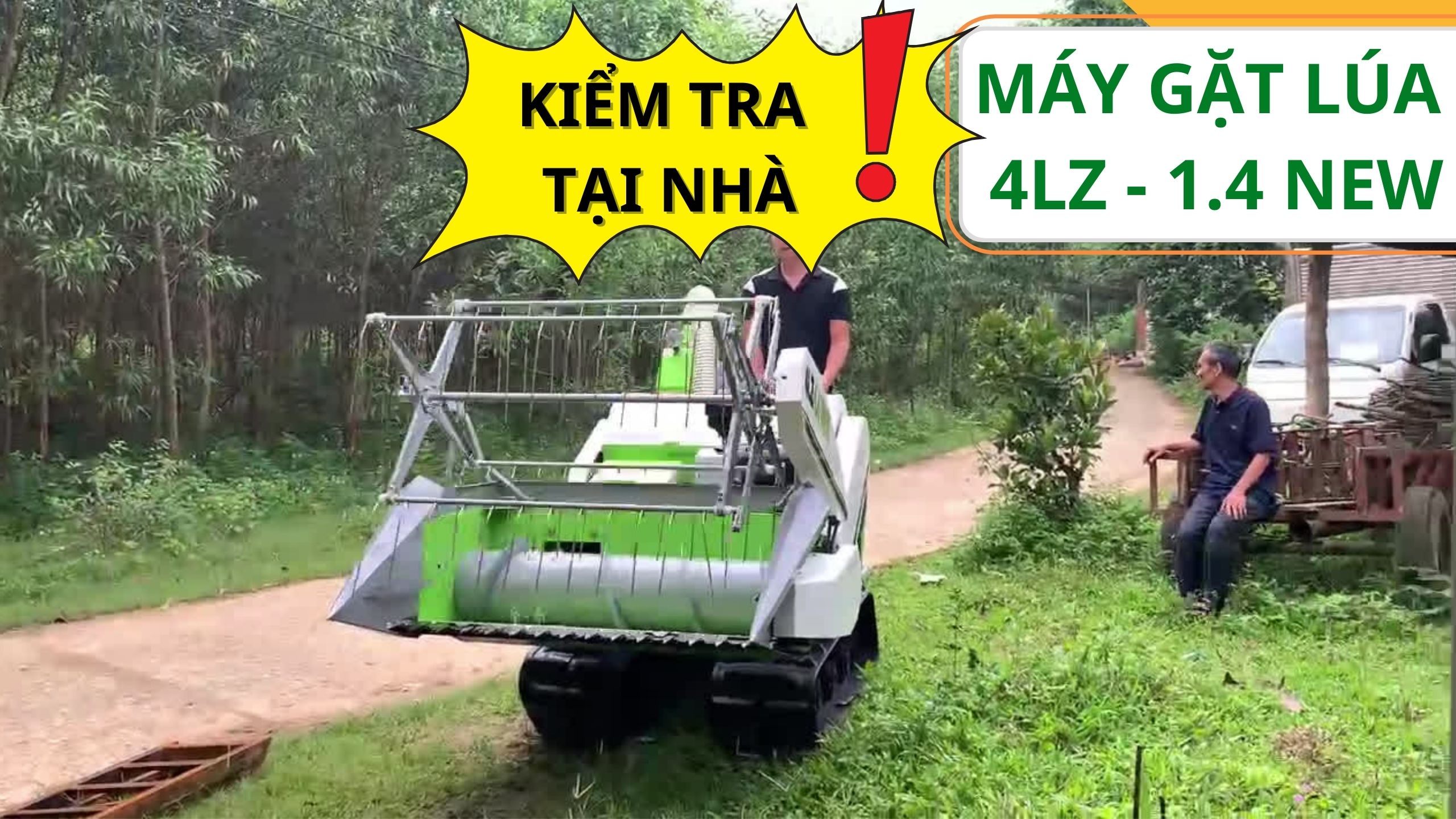 Xuất 2 Máy Gặt Lúa Mini 1.4 New Đi Mai Sơn - Sơn La Trong Ngày 20/6/2024