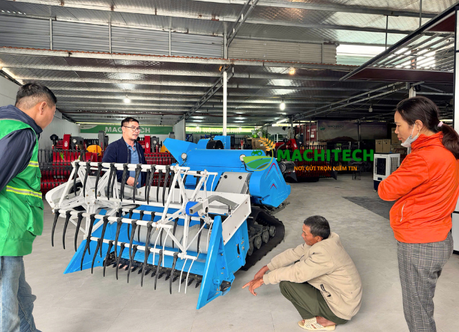 Ưu điểm của máy gặt mini so với máy gặt lớn 2