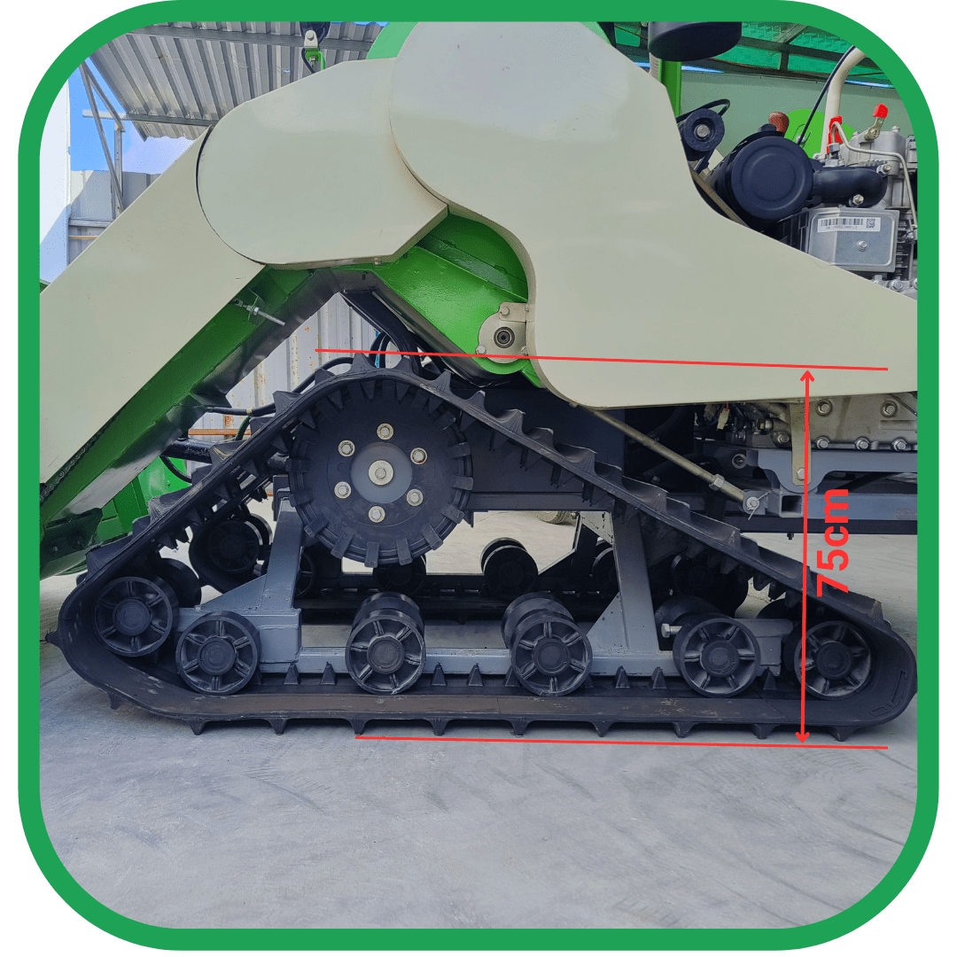 Máy gặt lúa đổ 2