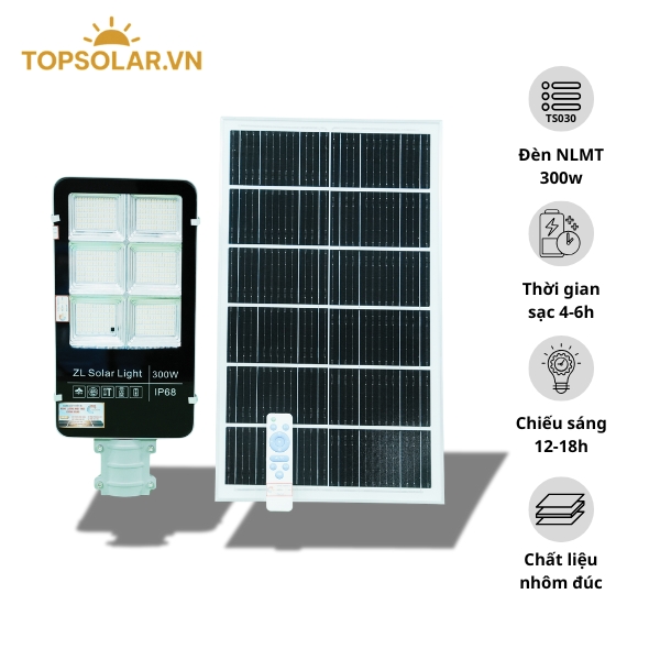 Đèn Năng Lượng Mặt Trời 300W TS030