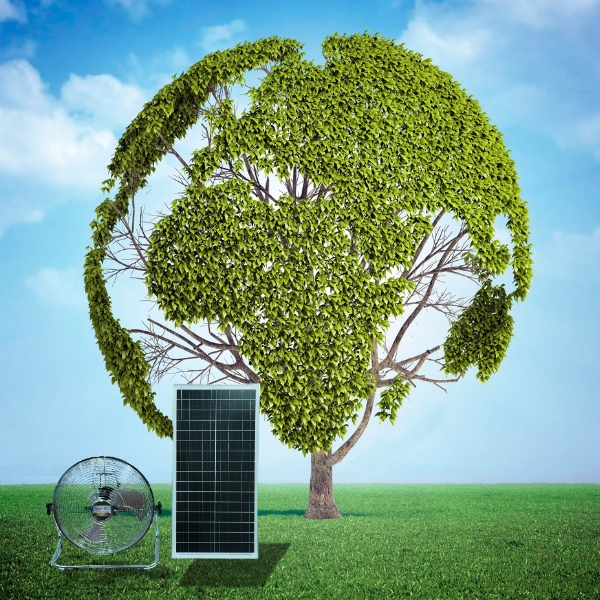 Quạt Năng Lượng Mặt Trời TS001 - Bảo vệ môi trường