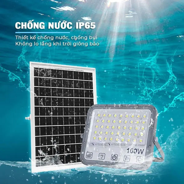 Đèn Năng Lượng Mặt Trời 100W SDP15.100