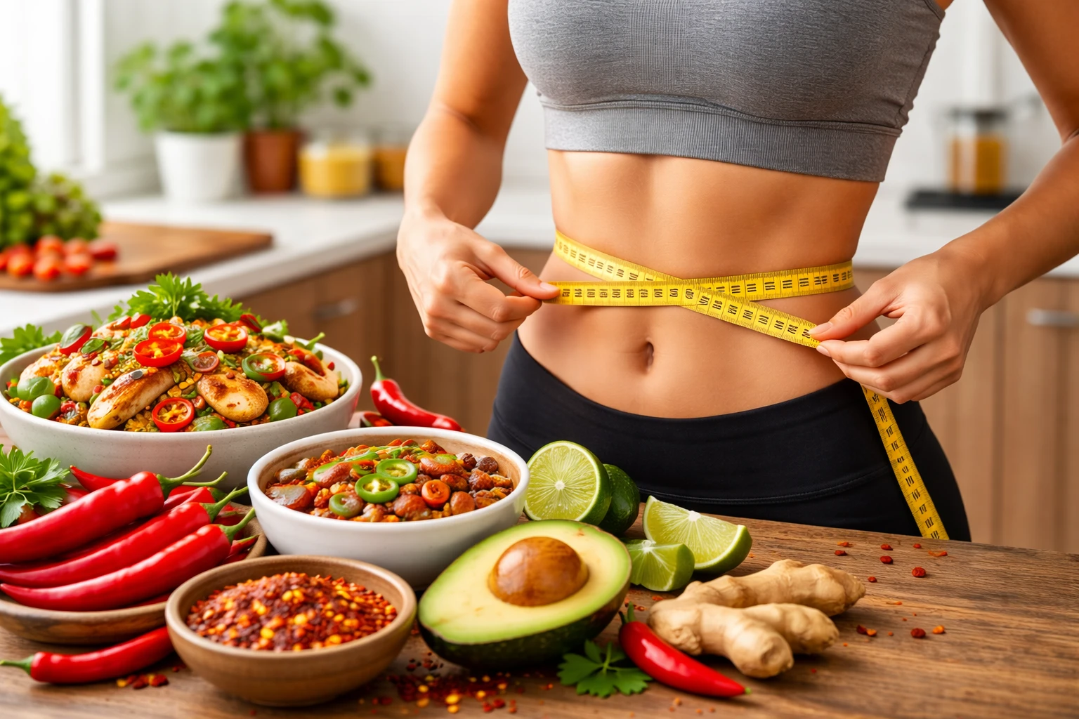 Ăn cay giúp hỗ trợ giảm vòng eo của bạn