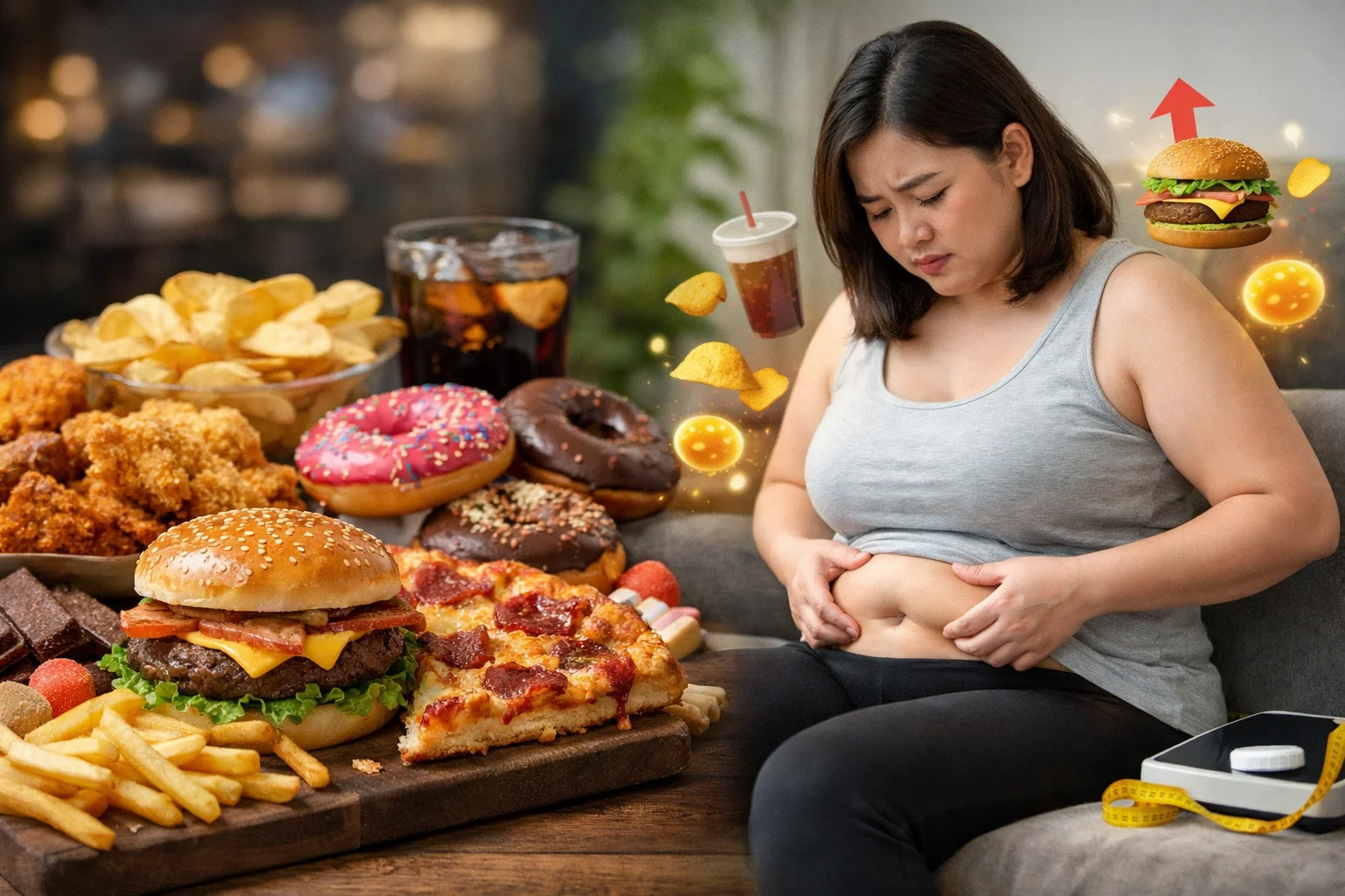 Ăn thiếu chất xơ khiến cơ thể bạn dễ dàng tăng cân.