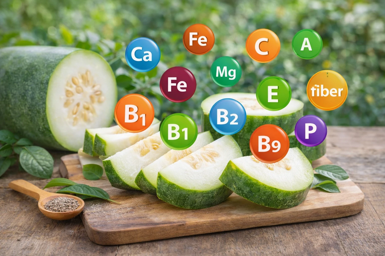 Bí đao chứa nhiều thành phần dinh dưỡng có lợi cho sức khỏe