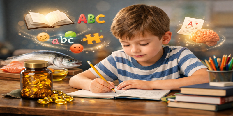 Dầu cá có thể cải thiện khả năng đọc viết và hành vi ở trẻ bị ADHD