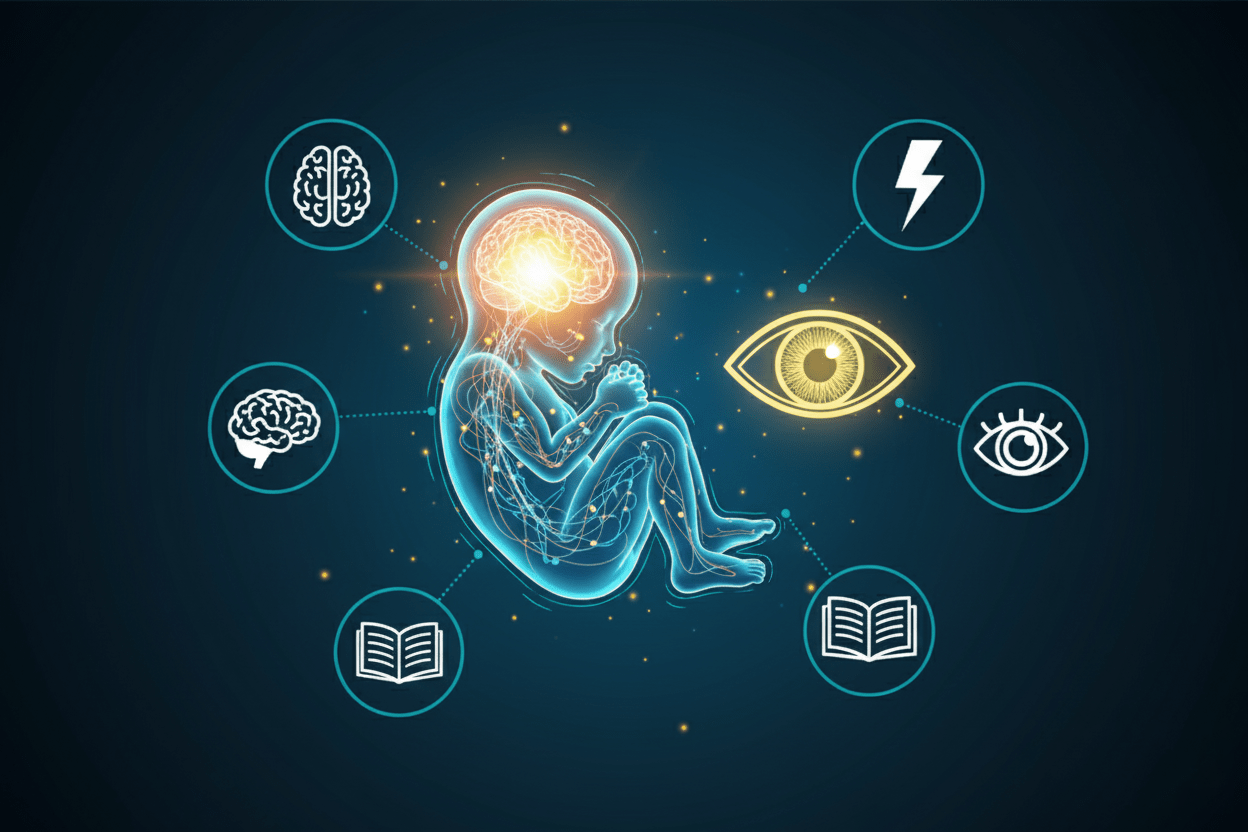 DHA phát triển não bộ và thị giác thai nhi