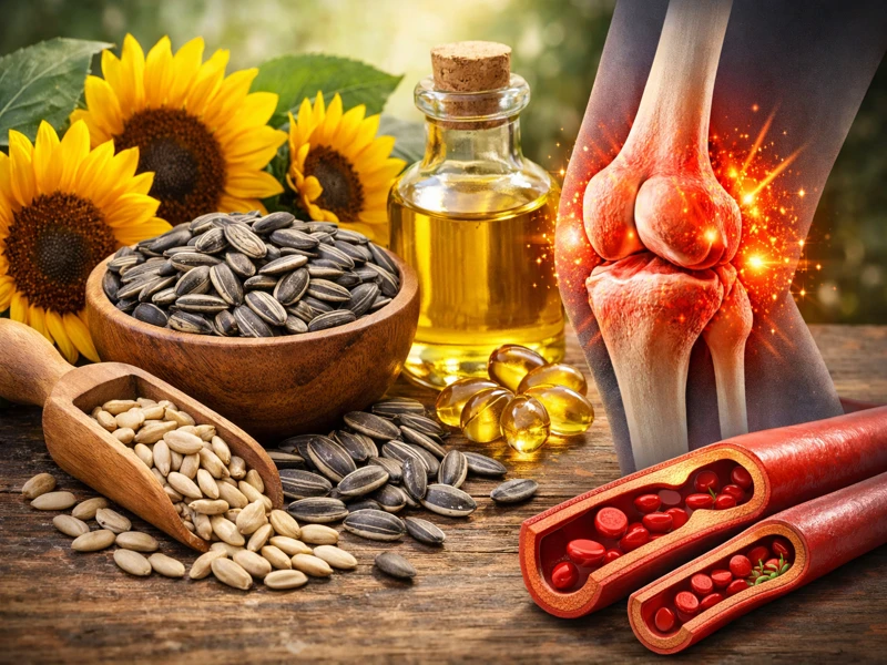 Hạt hướng dương chưa Vitamin E có thể giúp giảm viêm mãn tính Hạt hướng dương chưa Vitamin E có thể giúp giảm viêm mãn tính