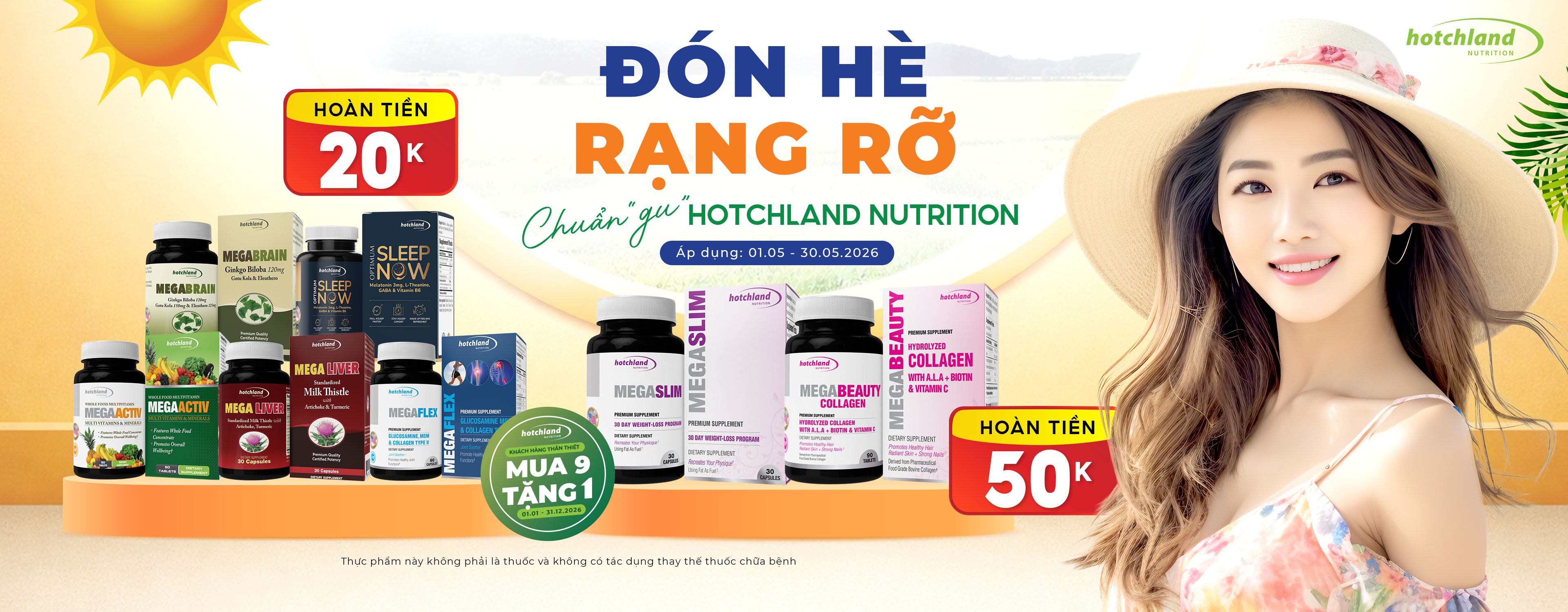 Hotchland ưu đãi Đón hè rạng rỡ