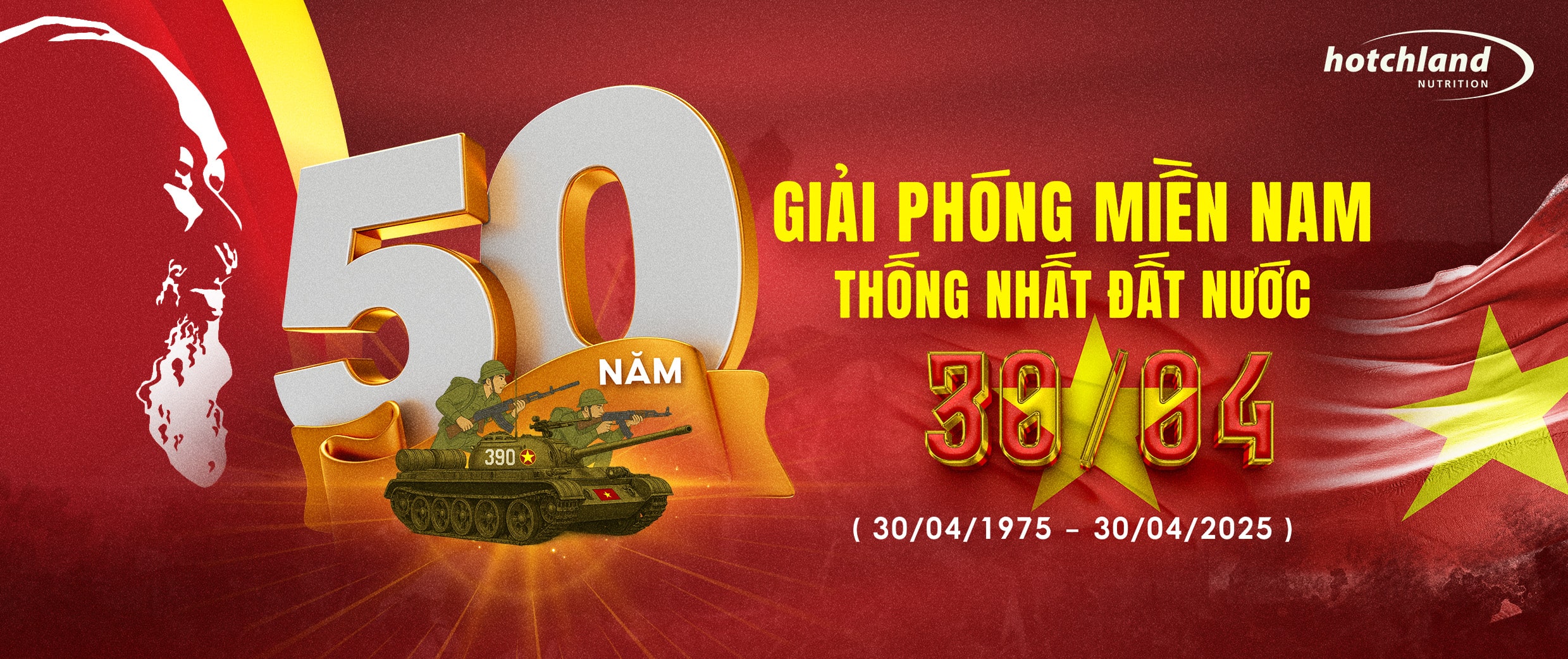 Kỷ niệm 50 năm Giải phóng miền Nam – Hotchland Nutrition