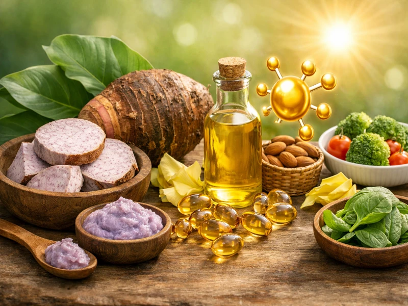 Khoai môn chứa nhiều Vitamin E hỗ trợ sức khỏe Khoai môn chứa nhiều Vitamin E hỗ trợ sức khỏe