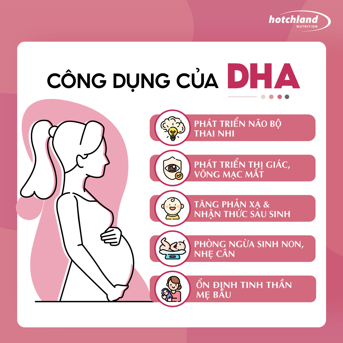 Lợi ích của DHA cho bà bầu giúp phát triển não bộ và thị giác thai nhi