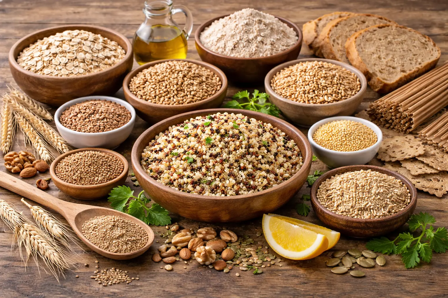 Ngũ cốc nguyên hạt rất giàu dinh dưỡng cho cơ thể