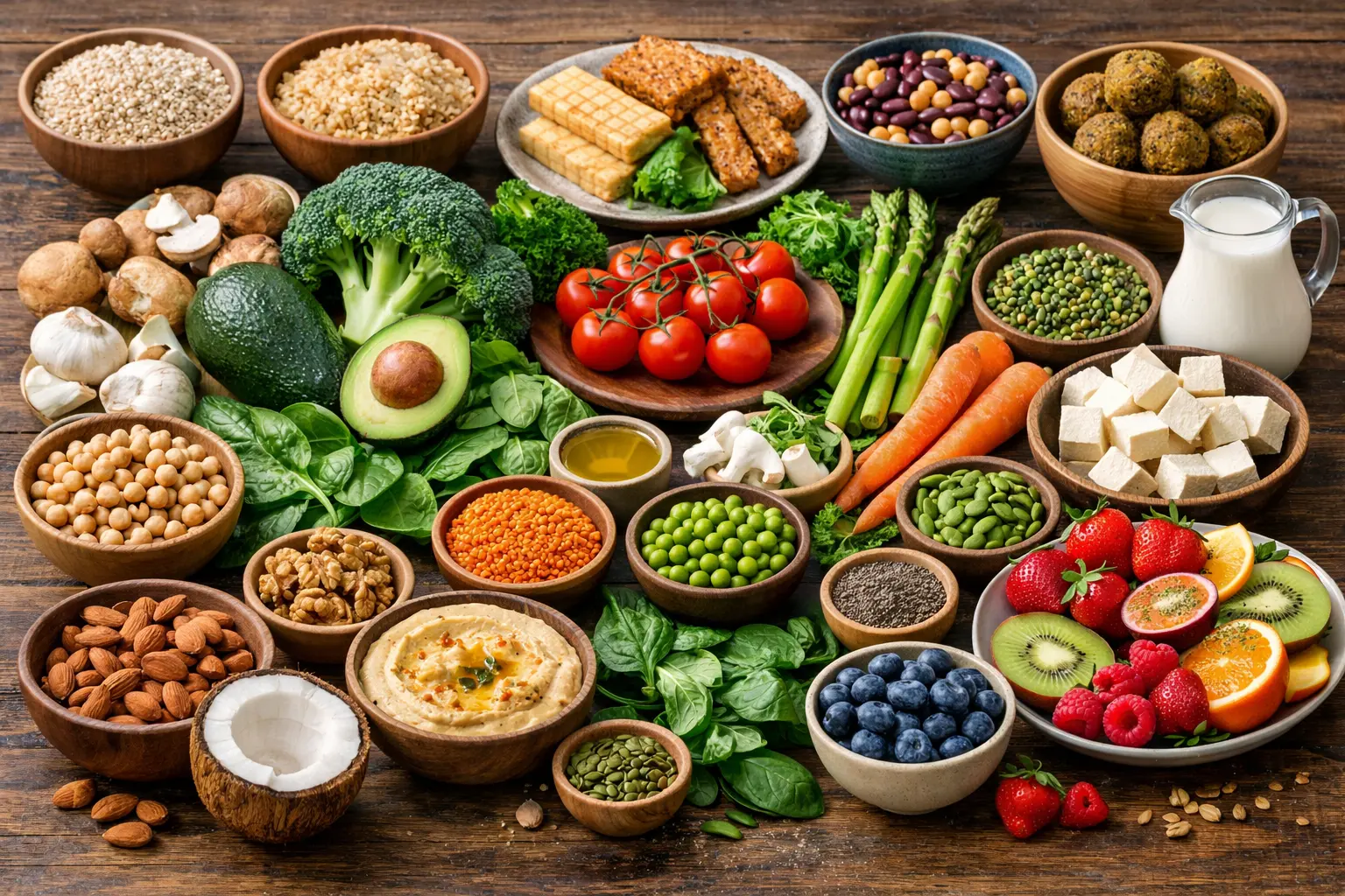 Nguồn thực phẩm ăn thuần chay vẫn khá đa đạng