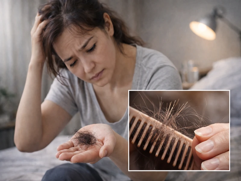 Thiếu sắt cũng liên quan đến rụng tóc, gãy tóc thường xuyên hơn Thiếu sắt cũng liên quan đến rụng tóc, gãy tóc thường xuyên hơn