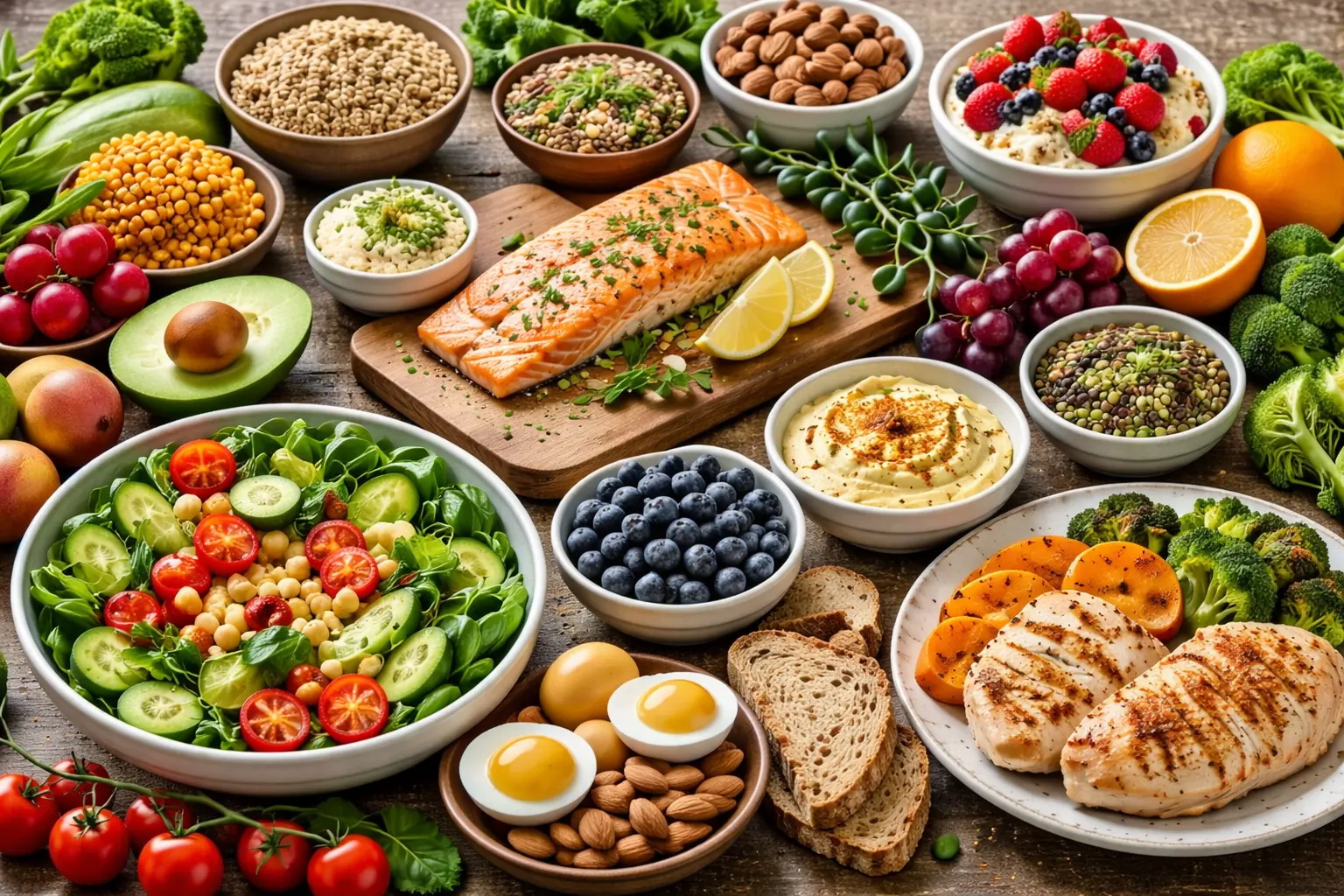 Thực đơn giàu chất dinh dưỡng