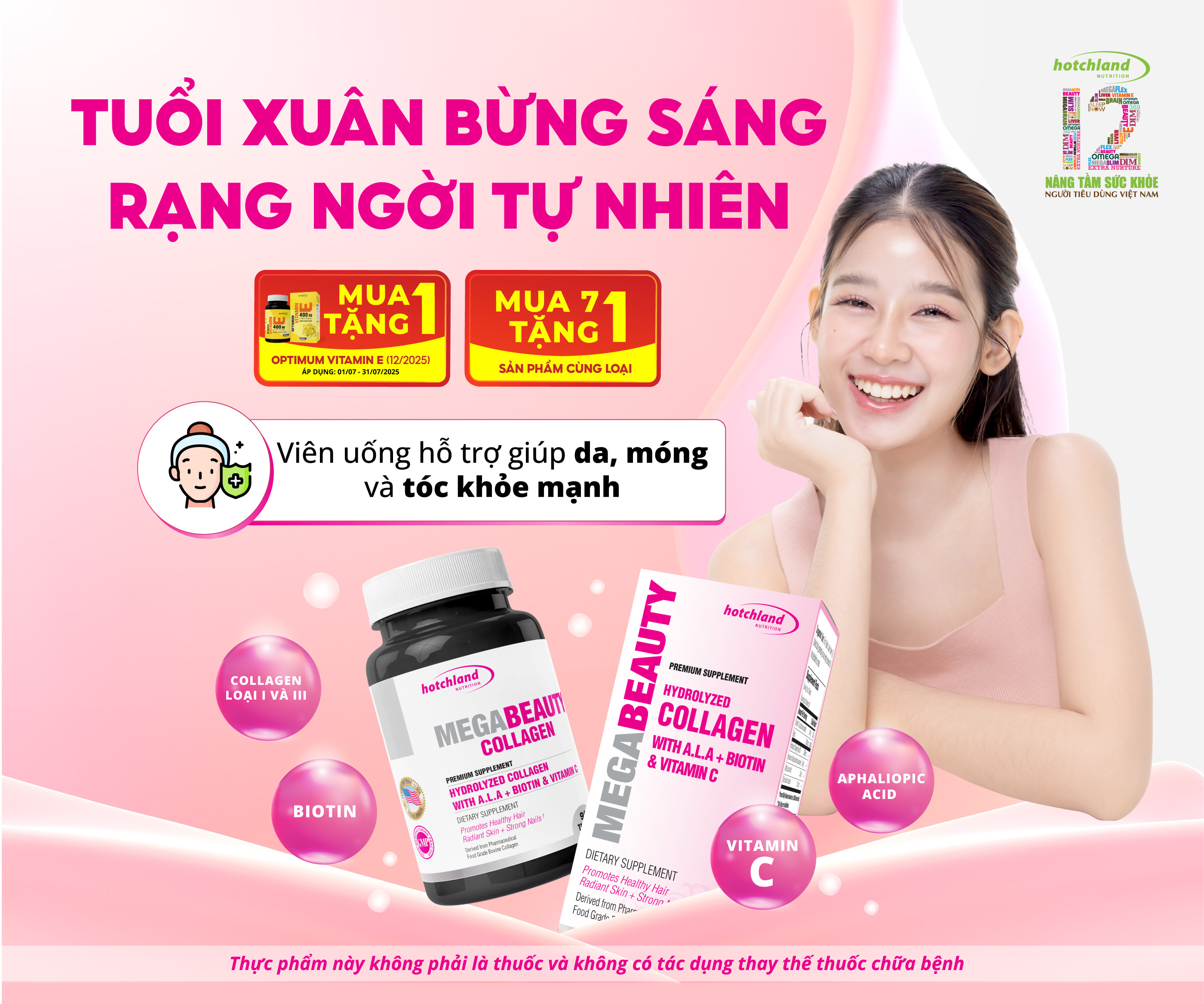 Hotchland MegaFlex hỗ trợ chức năng xương khớp