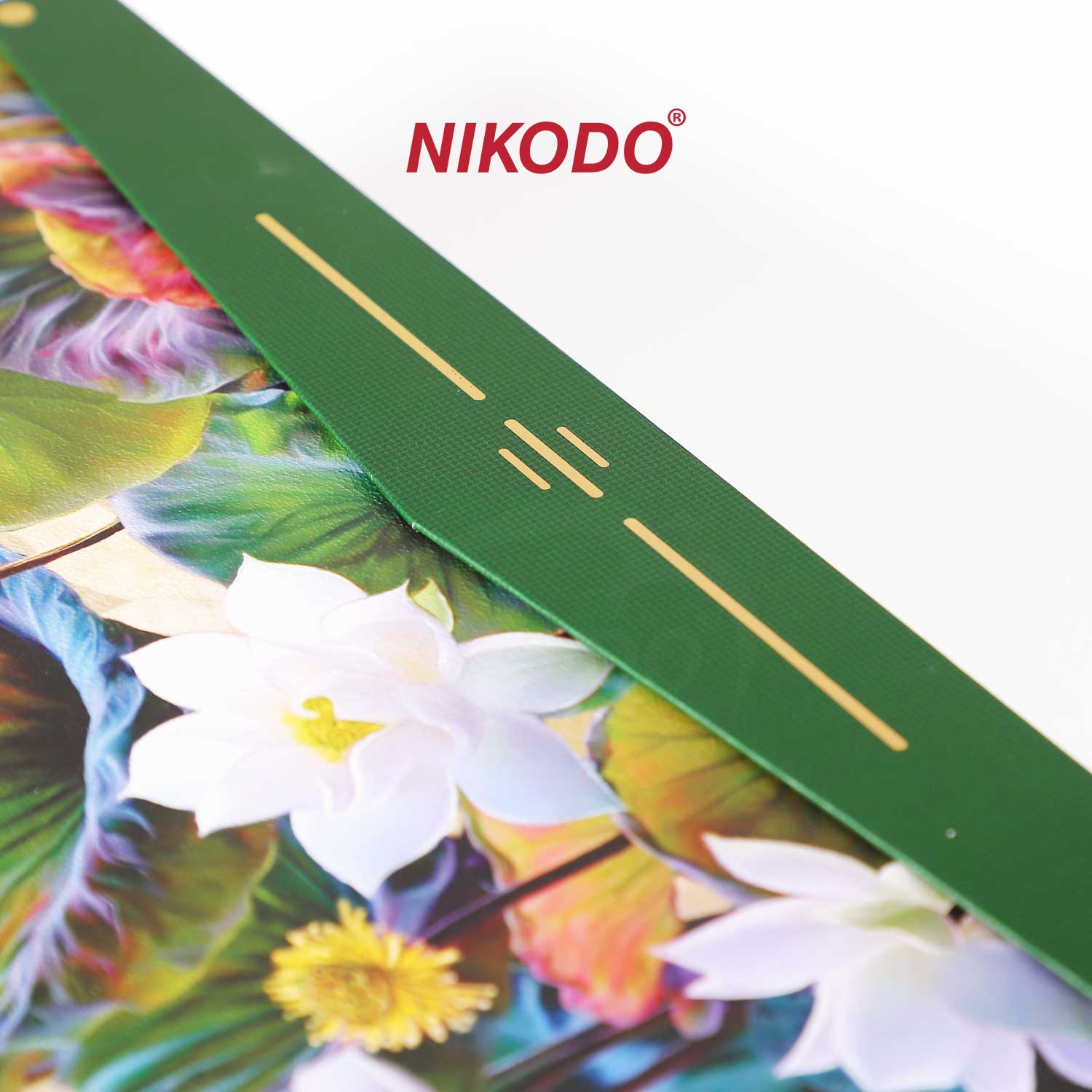 HỘP QUÀ/HỘP YẾN BẠCH LIÊN HOA - QUAI DA (Khay hoa mai/ Không túi)