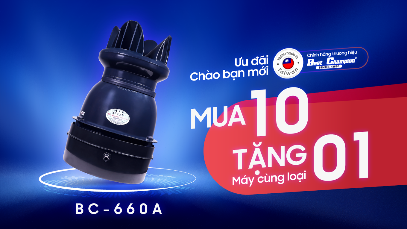 Máy phun sương con gà nhà yến BC-660A mua 10 tặng 1