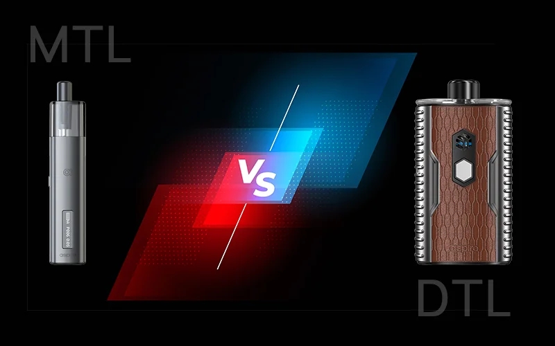 Vaping kiểu MTL và DTL, cách hút nào hiệu quả để cai thuốc ?