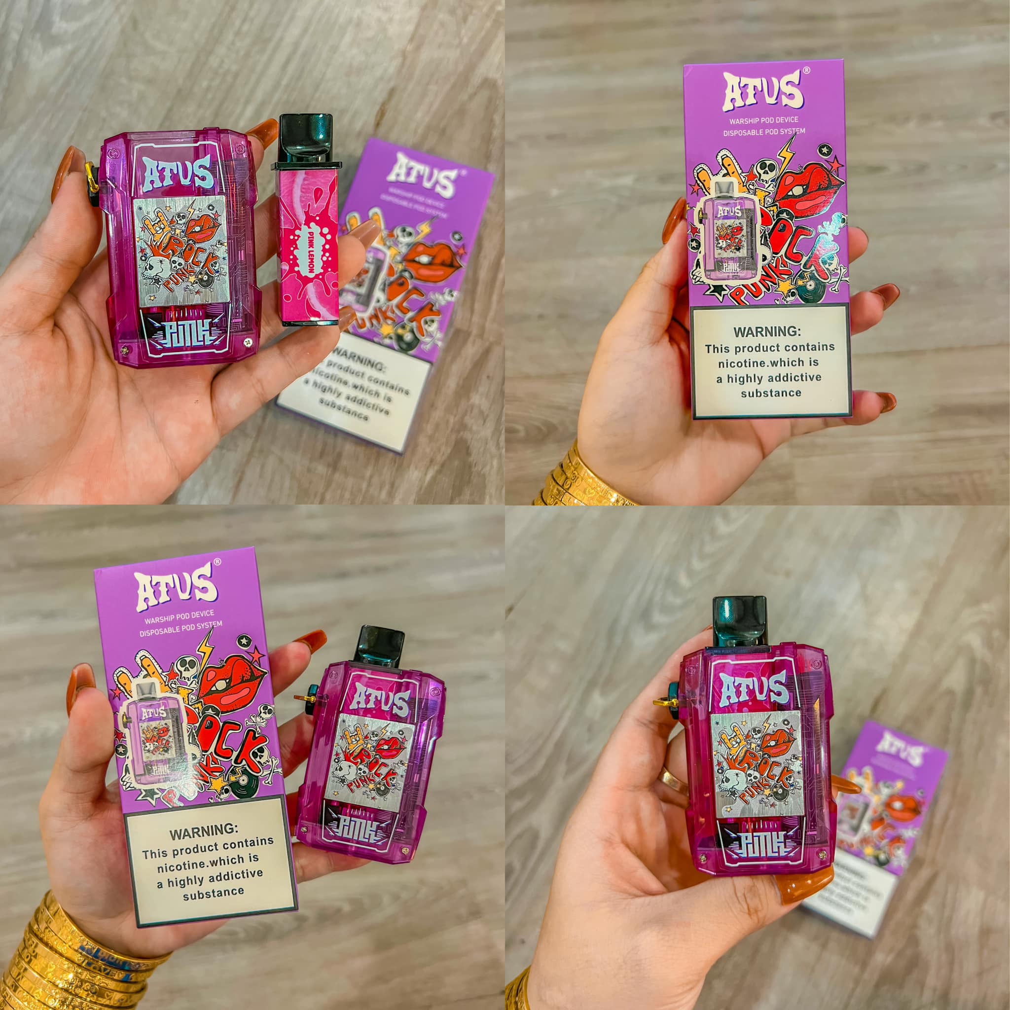 Review chi tiết sản phẩm ATVS Warship 7000 Hơi (50mg) – Pod 1 Lần