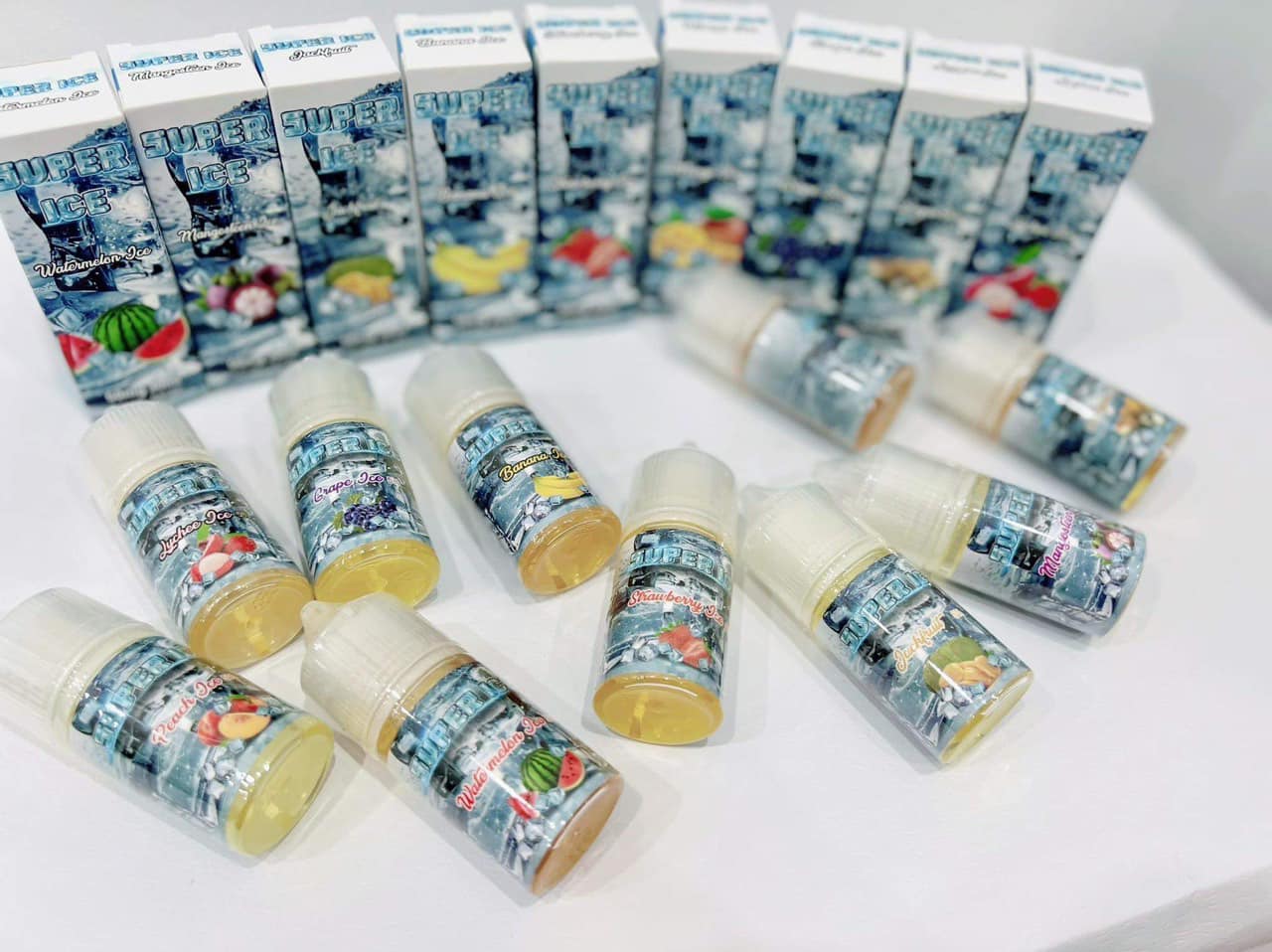 Đánh giá và review chi tiết chai juice Super Ice Saltnic (30ml / 50mg)