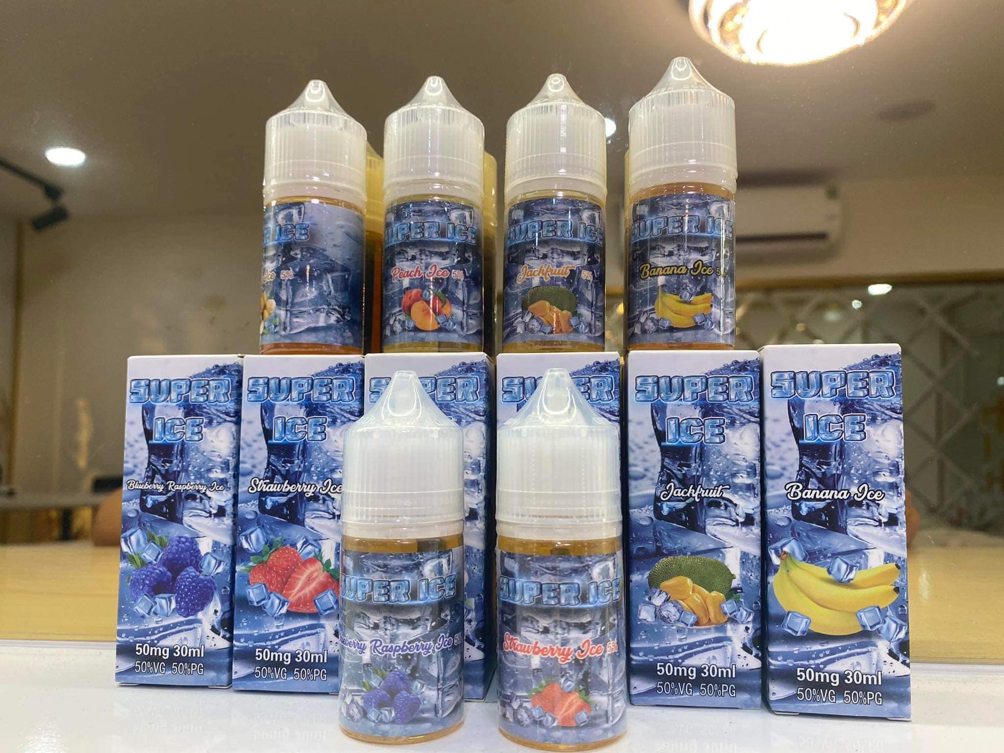 Đánh giá và review chi tiết chai juice Super Ice Saltnic (30ml / 50mg)