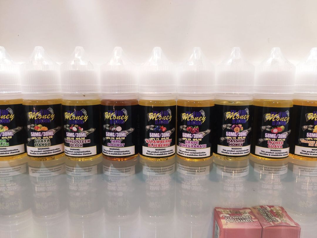 Review chi tiết chai juice Money In The Bank Saltnic (30ml / 58mg)