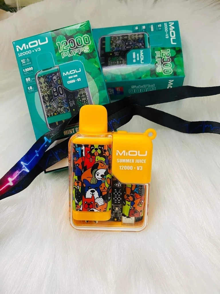 Review chi tiết sản phẩm MiOU V3 12000 Hơi (50mg) – Pod 1 Lần