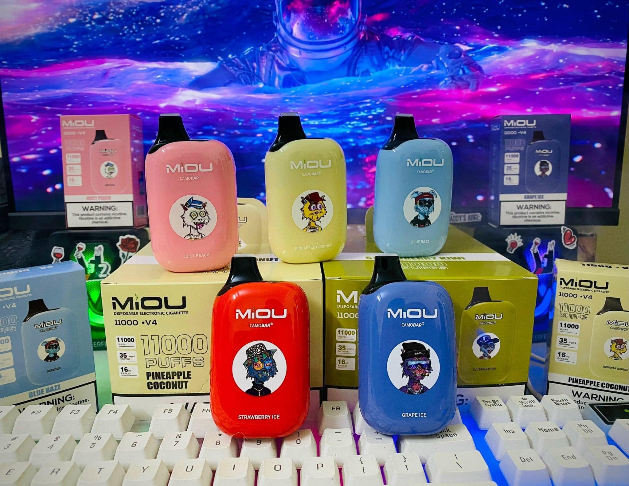 Giới thiệu và review chi tiết sản phẩm MiOU V4 11000 Hơi (50mg) – Pod 1 Lần